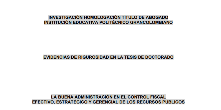 Primer informe
